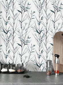 1 Roll 1m/3m/5m Retro Tree Branches Minimalist Wallpaper, Suitable For Home Renovation, Room Decoration, Cabinet Refurbishing, Bathroom Decoration, Vinyl Wall, DIY, Waterproof, Anti-Fouling, Aluminum Foil Wallpaper, Opaque, Good Ductility, Easy To Clean, Self-Adhesive Wall Paper, Wallpaper, Wall Decals - Multicolor - View 6