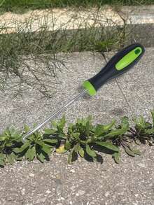 花园助手重型金属除草和耕作钩 - 锋利的齿，可有效去除草、石头和苔藓 - 符合人体工程学的握把，用于花园维护的耐用施工工具，除草园艺工具，坚固的金属钩，符合人体工程学的设计 - 彩色 - 查看 4