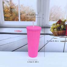3PCS 1100ML+700ML+400ML Durian Shape Cup Set, Large Capacity Cups With Lids & Straws, Practical & Aesthetically , Suitable For Travel, Outdoor, Camping, Fitness, Office, Ideal For Holidays, Birthday, Anniversary Gifts - Multicolor - View 26