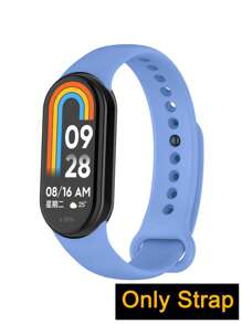 سوار ساعة من السيليكون متوافق مع شاومي Mi Band 3/4/5/6/7/8/9، من خامة جلدية صحية وقابل للتنفس ومقاوم للماء للرياضة، سوار قابل للتعديل، موديل كاجوال وعصري مناسب للاستخدام اليومي والأعياد والحفلات والمنزل والهدايا، إكسسوارات ساعة ذكية