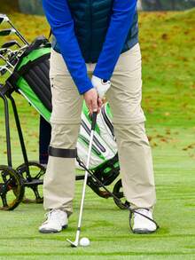 Golfs Swing Training Leg Orthotic Band Leg Correction Belt Golfs Leg Postures Corrector Trainer Easy To Use - màu đen - Xem 3