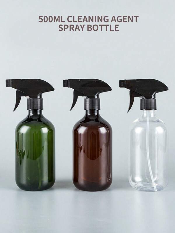 1 pieza Botella rociadora de 300ml/400ml/500ml, Botella rociadora para soluciones de limpieza, Rociador de agua para el jardín de suculentas, Rociador para peinar el cabello, Rociador de desinfección