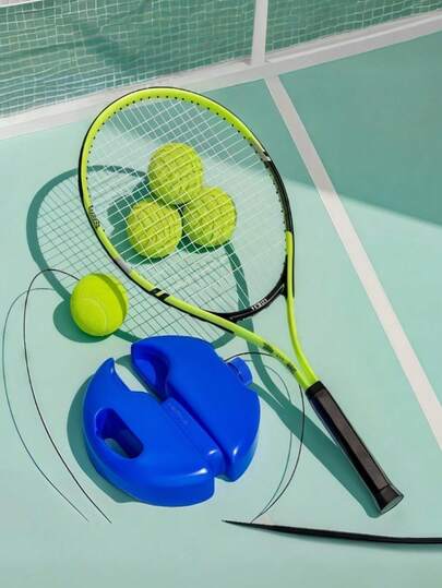 Raquette de tennis ultralégère en alliage d'aluminium, vendue avec une housse. Ultralégère et résistante, sa grande tête offre une prise en main facile et une utilisation intuitive, même pour les débutants. Idéale pour l'entraînement occasionnel, les loisirs en famille et les parties amicales. Dimensions : 66,5 x 27 x 2,2 cm. Disponible en vert, rouge, bleu et autres couleurs. Parfaite pour le sport, la compétition, l'entraînement et les activités de plein air.