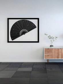 7片/2片/1片装闪光超大折叠手扇，舞扇，闪光高品质布料锐舞扇，黑色尼龙布料拍手扇，折叠工艺手扇，适合地面使用，清凉装饰，夜店，另类酒吧，迪斯科派对，彩虹装扮，家居装饰配件，男女舞蹈爱好者礼物，适合情人节家居装饰，节日派对礼物（7种颜色可选） - 彩色 - 查看 8