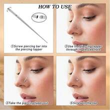 Piercing Tapers & Ball Gripping Tools For Jewelry Change 16G, 18G | Threadless/Internally/Externally Threaded Expansion Kits | Multi-Piercing For Ear, Nose, Navel, Lip, Brow & Tongue