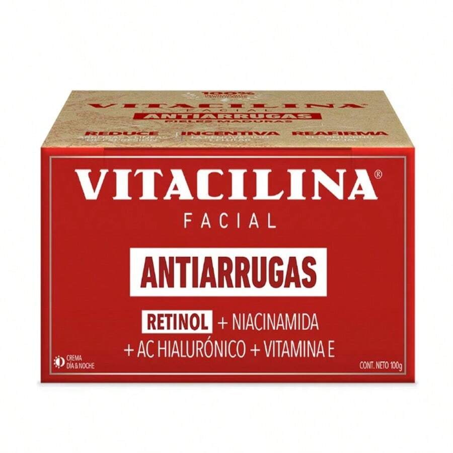 Vitacilina Anti-Wrinkle Facial Cream 100g - White - View 1