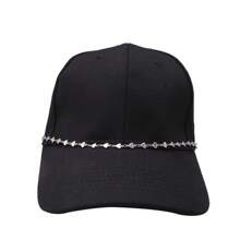 New Style Fashion Chain Accessory, Vintage Simple Chain Decor For Hat