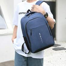 Men's Waterproof Backpack Ultra Lightweight Back Bag For Men Backpack Book Bag Men Stylish Backpack - Blue - View 6