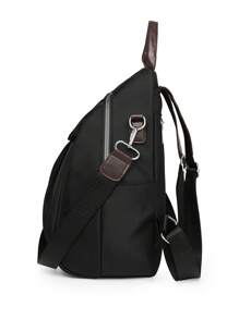 Backpack,Contrast Color Nylon & Oxford Cloth Outdoor Small Bag