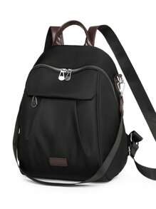 Backpack,Contrast Color Nylon & Oxford Cloth Outdoor Small Bag