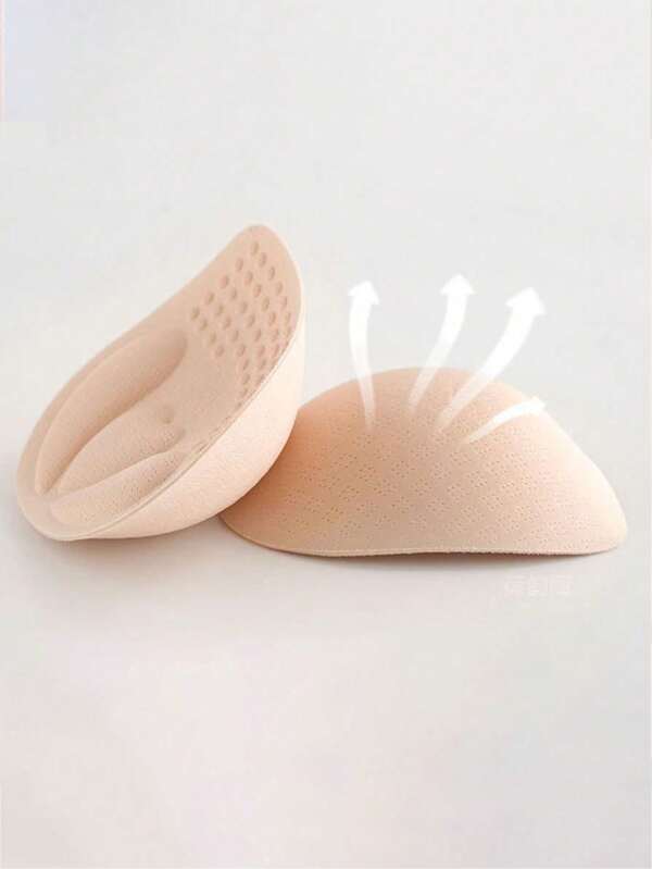 1pair Thickened 4cm Underwear Cup, Small Breast Padding, Removable And Washable Push-Up Breast Pad Inserts To Increase Padding, Underwear And Bra Accessories The Style Is Random