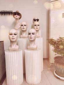 3 Stücke verstärkte zylindrische Säulen, langanhaltend, kostengünstig, geeignet für Hochzeitsdekoration, DIY-Nähen, Partyzubehör, Vorhänge, Hintergründe usw. Jede Säule kann bis zu 40 kg tragen