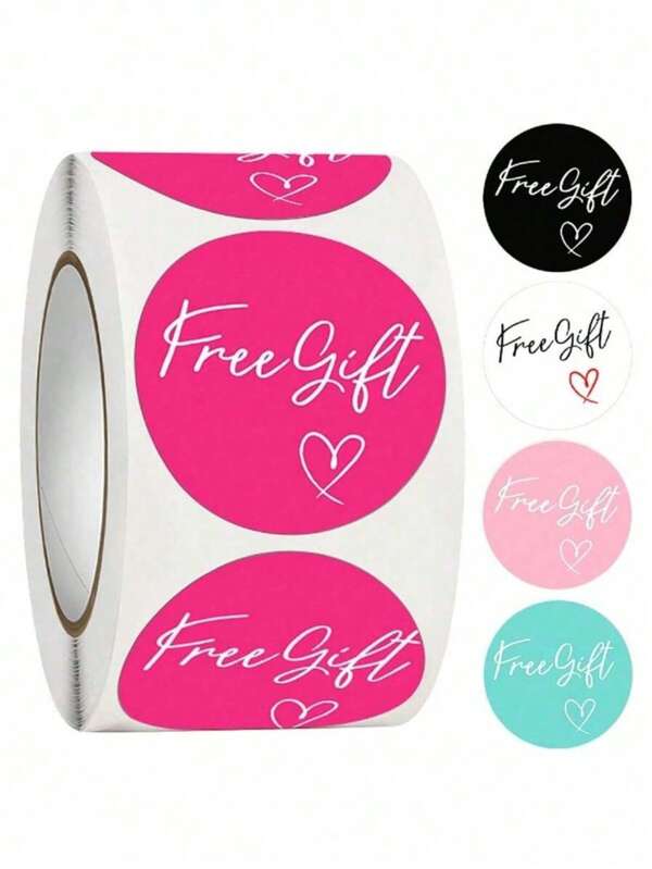 500pcs Free Gift Stickers, Thank You Stickers For Gift Box Packaging,Decoration,Christmas Customer Appreciation Stickers Small Business Sticker Roll Round Self Adhesive Stickers Labels For Gifts,Packing,Mailing Envelopes,Postcards (1 Inch/2.5cm),Small Business,Thank You Stickers,Small Stickers,Mailing Box,Envelope Sticker,Stickers Roll,Thank You Stickers,Business Stickers,Stickers,Mailing Stickers,Package Stickers,Large Stickers