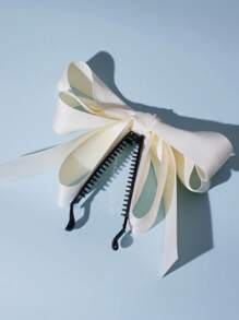 2 buc agrafe de păr cu banane, din satin strălucitor, cu fundă multistrat, pentru femei, accesorii de păr la modă și elegante, potrivite pentru toate ocaziile, agrafe cu gheare, agrafe de păr, lucruri școlare, facultate