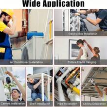 Manual Mini Steel Nail Gun - 5 Speed Adjustable Mini Nail Gun - Concrete Nail Gun Kits - Woodworking And Decoration - Built-In Air Nailer For Red Brick Walls, Concrete Walls (Nail Gun Set) Note: This Product Does Not Include Nails.