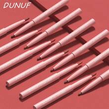 DUNUF 12 Pcs Durable Waterproof Lip Liner Matte Durable Easy To Color Non-Stick Cup No Fading No Beginner Friendly Exquisite Gift - Multicolor - View 10