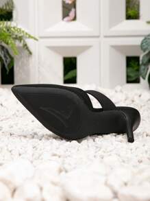 Scarpe donne con tacco alto minimali, sandali a punta con tacco sottile e stiletto, alto e sottile, di colore solido, eleganti sandali slip-on, comodi e snellenti con punta quadrata