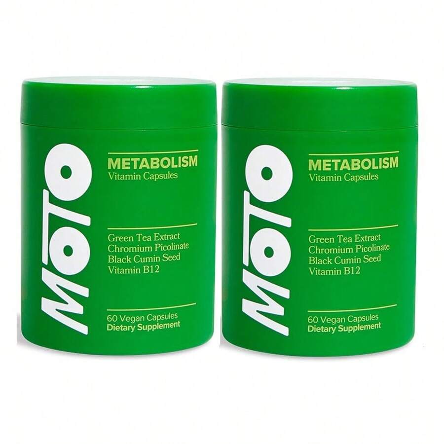 MOTO -Metabolism Boosting Capsule - Nergy,Curb Cravings, Healthy Metabolism-VeganCapsules, 30 Servings - Không có hương vị - Xem 1