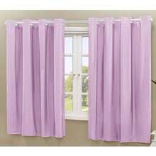 Blackout Curtain Blackout Light Blocking 2.20m X 1.30m Decoration Living Room Bedroom Kitchen Various Sizes - 淺粉色 - 查看 1
