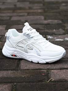 Men's Road Running Shoes, Lightweight Casual Running Shoes, Black/Grey Mesh Breathable Racing Training Sports Sneakers - View 6