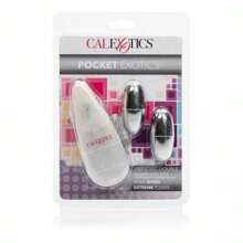 Dual Double Silver Bullet Egg Clit Climax Vibe Couple Lover Foreplay Sex Toy