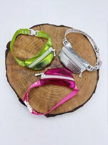 1pc Cross-Body Bag For 10-20cm Dolls - Suitable For Labubu Dolls, Fashion Doll Backpack, Delicate & Soft, Mini Zipper Doll Purse Accessories For BJD Dolls, Dollhouse Decor, Photography Props, Fashionable Doll Clothes & Makeup Party Gift