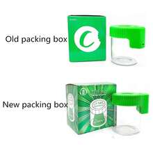 New Led TransParent Glass Seal Storage Jar, Light- Magnifying Glass Ornamental Bottle (Green) - Green - View 4