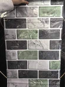 1 Roll Of 1m/3m/5m White Glossy Wallpaper, Self-Adhesive Detachable Oil-Proof PVC Wallpaper, Kitchen Wall Decoration Wall Stickers, Dining Table Bookcase, Shelf, Dressing Table, Home Simple Style Decoration 15.74x397.4inch Kitchen Accessories Kitchen Items Kitchen Decor Wall Paper - Multicolor - View 6