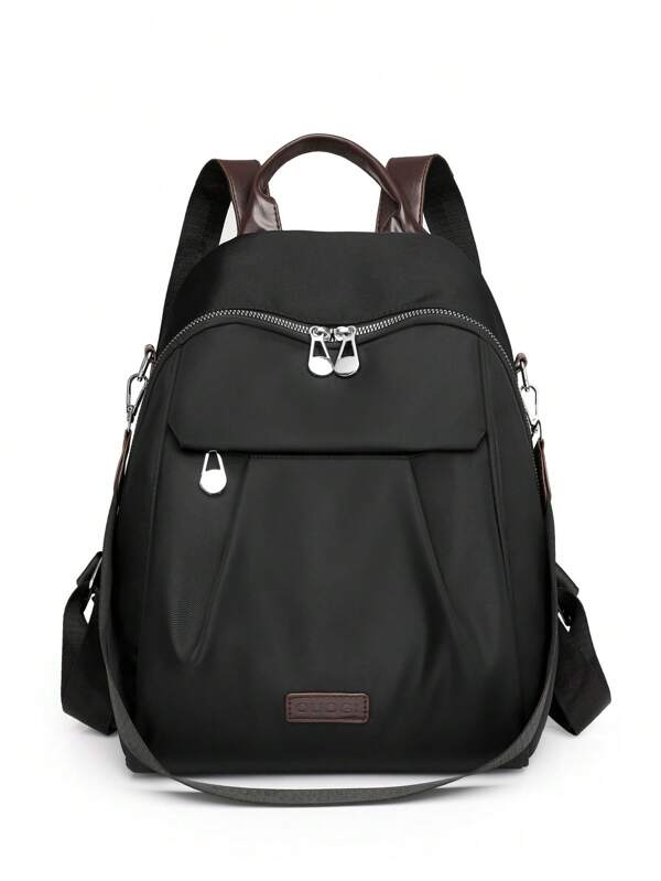 Backpack,Contrast Color Nylon & Oxford Cloth Outdoor Small Bag