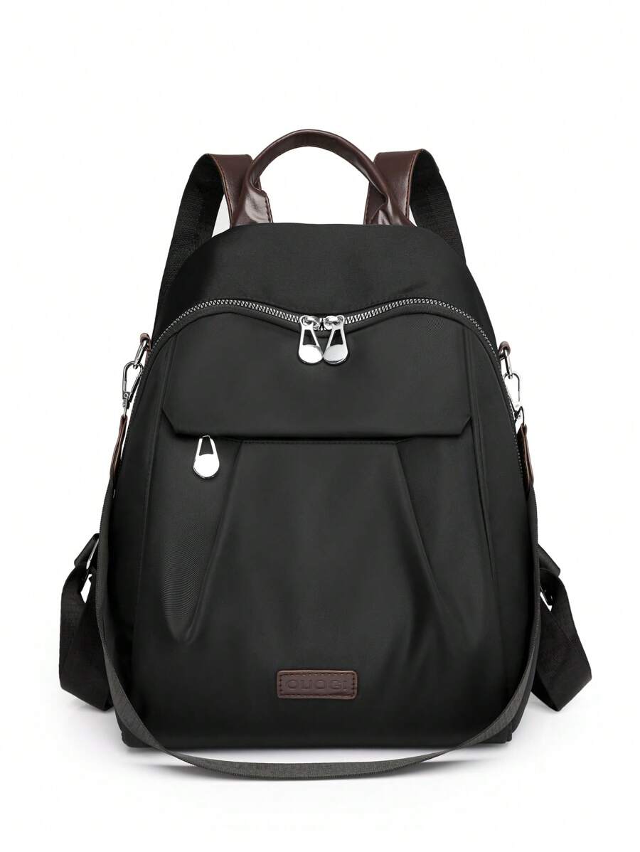 Backpack,Contrast Color Nylon & Oxford Cloth Outdoor Small Bag