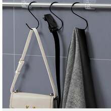 多功能粘性窗帘杆支架，张力窗帘杆粘性挂钩，免钻窗帘杆支架，窗帘杆夹窗帘家居装饰房间装饰