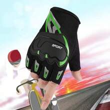 1 Pair Men's Outdoor Cycling Sports Fitness Half-Finger Gloves - Multicolor - View 10