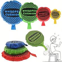 1 Piece Prank Farting Mat Toy, Unique Noise Emitted By Sponge Rubber Cushion, Humorous Party Gag Gift,Original Prank Rubber Whoopie Cushions | Classic Woopie Cushion, Fart Bag, Party Accessory,Perfect Halloween And Christmas Gift For ,Friendly Novelty Trick Toy For Party, Random Color Selection - Multicolor - View 9