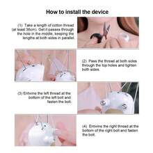 500mAh Rechargeable Women's Electric Hair Removal Device For Legs, Arms, Neck - Rose Gold - View 10