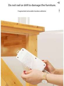 2 pezzi Gancio da parete a doppia faccia, portaoggetti da parete, ganci per la casa, accessori da bagno, carico massimo 13,2 libbre (6 kg)