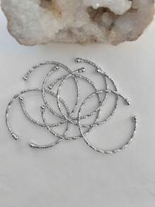 6 pièces Bracelets Épais Boho Rétro Pour Femmes Europe Amérique Afrique Bracelets Argent Or, Bracelets Empilables Boho, Bracelets Argent Or Faits Main Pour Femmes Cadeaux De Bijoux Épais Pour Fêtes Quotidiennes