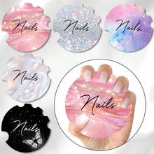 1pc/5pcs/10pcs Nail Art Flyer/Nail Photo Display/Nail Technician Gift/Beauty Salon Logo/Social Media Nail Art Icon/Gift For Her/Nail Art Design/Salon Decor - Multicolor - View 3