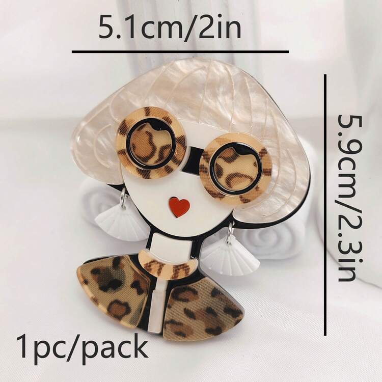 1個 かわいい2Dフラットブローチスカーフクリップ、モダンミニマリストヴィンテージスタイル、スウィートアクセサリーギフト学校オフィス用品シャツジャケットジュエリークリスマスハロウィン衣類ピン面白い先生へのプレゼントコスチュームアクセサリーバッグチャーム - A - 見る 16