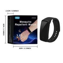 Pulsera electrónica, repelente de mosquitos electrónico, físico, reloj repelente de mosquitos electrónico, repelente de mosquitos de verano, reloj de hombre, reloj de mujer, al aire libre, reloj repelente de mosquitos electrónico, repelente de mosquitos para el hogar, reloj anti-mosquitos para exteriores, anti-, pulsera anti-mosquitos para exteriores, pulsera repelente de mosquitos, pulsera de correa para hombres, pulsera repelente de mosquitos y insectos, brazalete de protección contra insectos, reloj anti-mosquitos