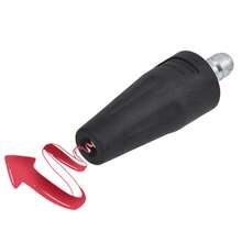 2600 PSI Lotus Shaped High Pressure Washer Spray Nozzle, Rotating Lotus Spray Head For Floor Cleaning, Garden & Household Use