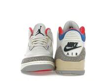 Air Jordan 3 Retro 'Seoul 2.0' White Black Sport-Royal Challenge-Red Pale-Vanilla College-Grey Sneakers Men IB1482-100 - 彩色 - 查看 3