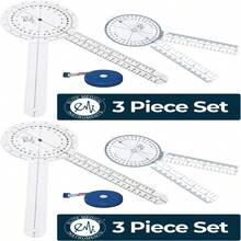 EMI EGM-427TM 12", 8", And Tape Measure Goniometer Set - 3 Pieces