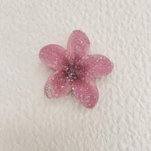 1pc Ombre Rhinestone Purple Lily Flower Gradient Hair Claw Accessory Fashion Hair Accessories Flower Claw Clips Casual Hair Claw Fall Winter Hair Clip For Vacation Outfits Woman