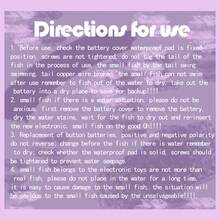 电子宠物玩具鱼，自动移动鱼玩具，防水 LED 闪光电子鱼，可加速和减速，逼真的鱼尾摇摆（鱼的颜色随机） - 彩色 - 查看 12