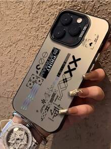 Fashionable Energetic Clear Black TPU Shockproof Protective Phone Case Compatible With IPhone 7/8/X/Xs/XR/XS Max/11/12/13/14/15/16 Pro Max