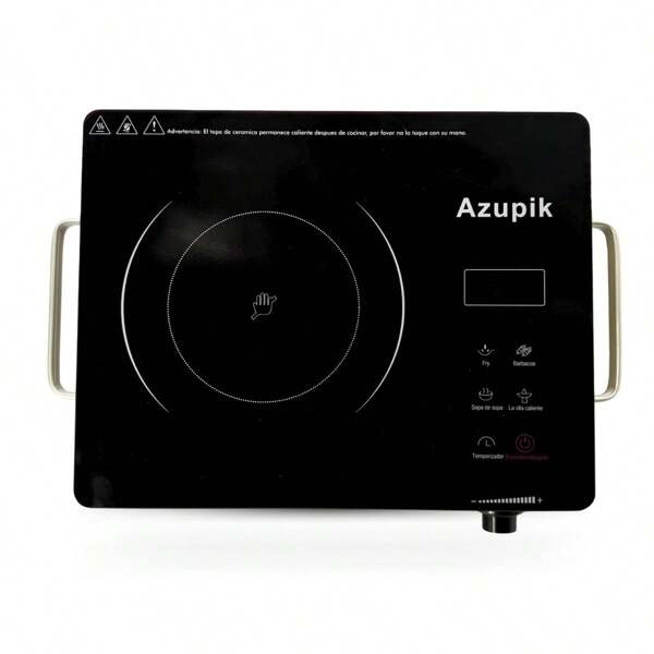 Parrilla Eléctrica Multifuncional Azupik 2000W | Modelo F82-2B con Superficie Antiadherente | Acero Inoxidable