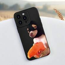 Creative Funny Puppy Color Pattern Phone Case, Thickened Whole Body Protection, Shockproof And Drop-Proof TPU Soft Protective Case, Birthday Or Holiday Gift For Men And Women, Suitable For IPhone17/IPhone17 Air/IPhone17 Pro/IPhone17 Pro Max/16 Pro Max/15 Pro Max/14 Pro Max/13 Pro Max/12 Pro Max - màu đen - Xem 3