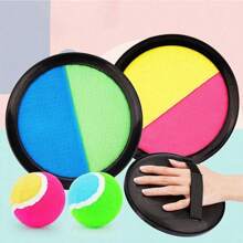 Kids Sticky Target Ball Suction Cup Ball Catch Toss Throw Toy, Sticky Ball, Parent-Child Outdoor Sport