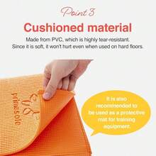 Folding Yoga Travel Pilates Mat Foldable Easy To Carry To Class Beach Park Tear-Resistant Travel Picnics 4mm Thick 9 Colors - Pink - View 6