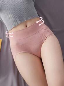 Set 3 Braga Faja Alta Cintura   Push Up  Compresión  Se estira    Talle Alto    Moldeador Glúteos Firmes Cintura Plana Compresión Silueta Cómodos Suaves